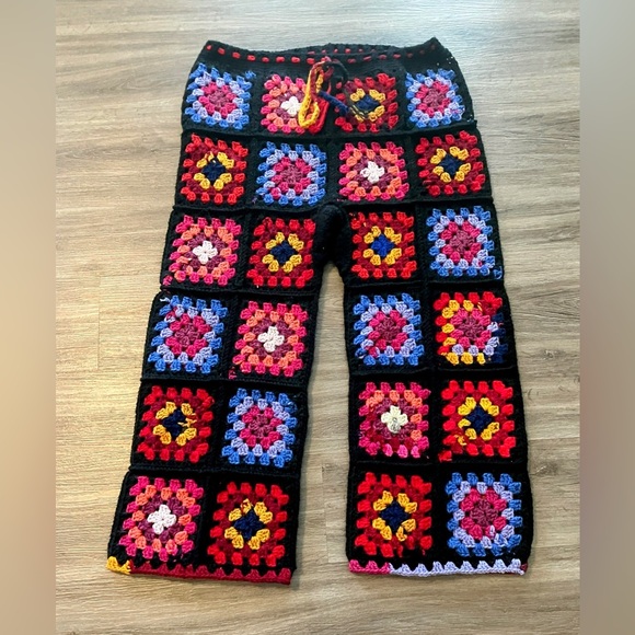 Handmade Granny Square pants Big and Tall XXL - Picture 1 of 4